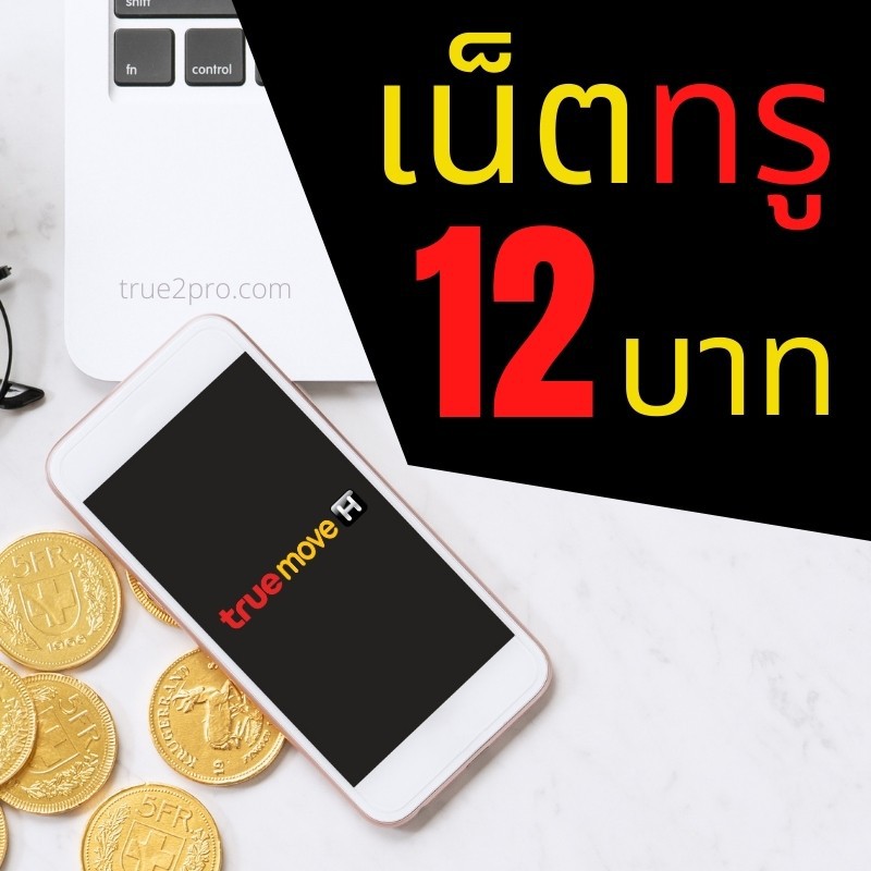 เน็ตทรู 12 บาท ไม่ลดสปีด