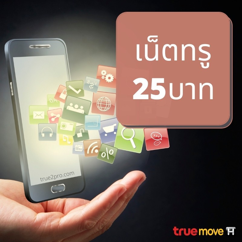 เน็ตทรู 25 บาท